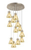 Innovations - 126-410-1PS-SN-G411-8ME - 12 Light Pendant - Downtown Urban - Brushed Satin Nickel