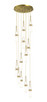 Innovations - 126-452-1P-BB-G452-4GWH - 12 Light Pendant - Downtown Urban - Brushed Brass