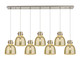 Innovations - 127-410-1PS-SN-G412-8ME - Seven Light Linear Pendant - Downtown Urban - Brushed Satin Nickel