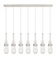 Innovations - 127-452-1P-PN-G452-4SDY - Seven Light Linear Pendant - Downtown Urban - Polished Nickel