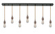 Innovations - 127BK-10CR-3AC - Seven Light Linear Pendant - Chelsea - Matte Black