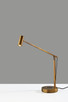 Adesso Home - 10036309LBB - LED Task Lamp - Turrell - Lacquered Burnished Brass