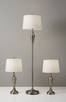 Glendale 3 Piece Floor and Table Lamp Set (1583-22)
