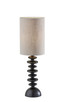 Adesso Home - 1605-01 - Table Lamp - Beatrice - Matte Black Polyresin