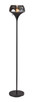Adesso Home - 2144-01 - Torchiere - Eliza - Black