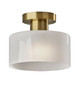 Adesso Home - 3936-21 - Flush Mount - Rhodes - Antique Brass