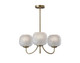 Adesso Home - 3947-21 - Three Light Chandelier - Magnolia - Antique Brass