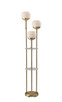 Adesso Home - 4023-21 - Floor Lamp - Bianca - Antique Brass