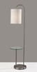 Adesso Home - 4062-22 - Floor Lamp - Amira - Brushed Steel
