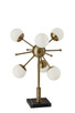Adesso Home - 4270-21 - LED Table Lamp - Doppler - Antique Brass