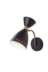 Adesso Home - 4279-01 - Wall Lamp - Oscar - Black W. Antique Brass