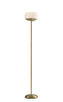 Adesso Home - 5003-21 - Two Light Torchiere - Jessica - Antique Brass