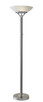 Adesso Home - 5023-22 - Two Light Torchiere - Expo - Brushed Steel