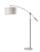 Adesso Home - 5186-22 - Floor Lamp - Adler - Brushed Steel