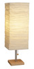 Adesso Home - 8021-12 - Table Lamp - Dune - Natural Rubber Wood/Steel