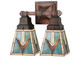 Meyda Tiffany - 48182 - Two Light Wall Sconce - Valencia Mission - Mahogany Bronze