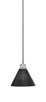 Toltec Lighting - 1151-BN-4059 - One Light Mini Pendant - Edge - Brushed Nickel