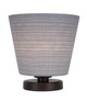 Toltec Lighting - 51-DG-4082 - One Light Table Lamp - Luna - Dark Granite