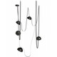 Avenue Lighting - HF7205-G102-BLK - LED Chandelier - Fremont - Black
