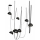 Avenue Lighting - HF7207-G102-BLK - LED Chandelier - Fremont - Black