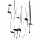 Avenue Lighting - HF7207-G202-BLK - LED Chandelier - Fremont - Black