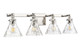 Millennium - 20004-PN - Four Light Vanity - Barlon - Polished Nickel Millennium - 20004-PN - Four Light Vanity - Barlon - Polished Nickel