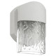 Mist LED Wall Fixture (20043S-LEDDMG-SAT/CLR)