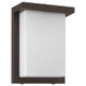 Sequoia Dual Voltage Color Selectable w/ Photocell LED Outdoor Wall Mount (20087LEDMGCS-BL/WHT)