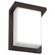 Sequoia Dual Voltage Color Selectable w/ Photocell LED Outdoor Wall Mount (20087LEDMGCS-BL/WHT)