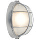 Nauticus Round Dual Mount One Light Bulkhead (20296-SAT/FST)