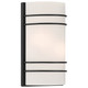Access - 20416LEDDLP-MBL/OPL - LED Wall Sconce - Cassi - Matte Black