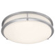 Access - 20501LEDD-BS/ACR - LED Flush Mount - Solero II - Brushed Steel