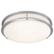 Access - 20501LEDDCS-BS/ACR - LED Flush Mount - Solero II - Brushed Steel