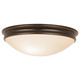 Access - 20726-ORB/OPL - Three Light Flush Mount - Atom - Oil Rubbed Bronze