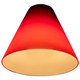 Inari Silk Pendant Glass Shade (23104-RED)