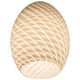 FireBird Pendant Glass Shade (23123-WHTFB)