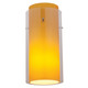 Access - 23133-BS/CLAM - Shade - Glass'n Glass - Brushed Steel