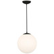 Pearl One Light Pendant (23944-MBL/OPL)