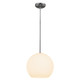 Access - 23951-BS/OPL - One Light Pendant - Nitrogen - Brushed Steel