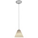 Access - 28004-1C-BS/WHT - One Light Pendant - Martini - Brushed Steel
