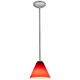Martini One Light Pendant (28004-1R-BS/RED)