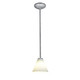 Access - 28004-1R-BS/WHT - One Light Pendant - Martini - Brushed Steel
