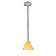 Access - 28004-3R-BS/AMB - LED Pendant - Martini - Brushed Steel