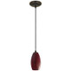 Merlot One Light Pendant (28011-1C-ORB/RUSKY)