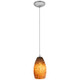 Champagne One Light Pendant (28012-1C-BS/BRST)