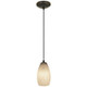 Champagne One Light Pendant (28012-1C-ORB/WHST)