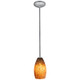 Champagne One Light Pendant (28012-1R-BS/BRST)