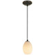Brandy FireBird One Light Pendant (28023-1C-ORB/WHTFB)