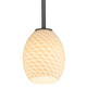 Brandy FireBird One Light Pendant (28023-1R-ORB/WHTFB)