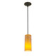 Access - 28033-3C-ORB/CLAM - LED Pendant - Glass'n Glass Cylinder - Oil Rubbed Bronze